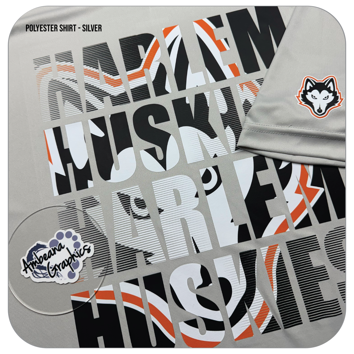 Harlem Huskies Faded Stack