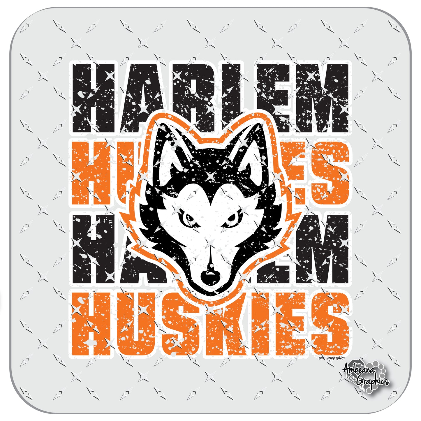 Harlem Huskies Double Stack (Distressed)