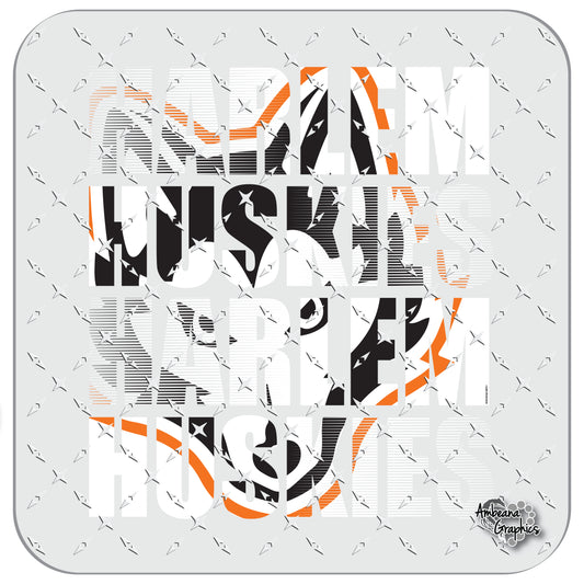 Harlem Huskies Faded Stack