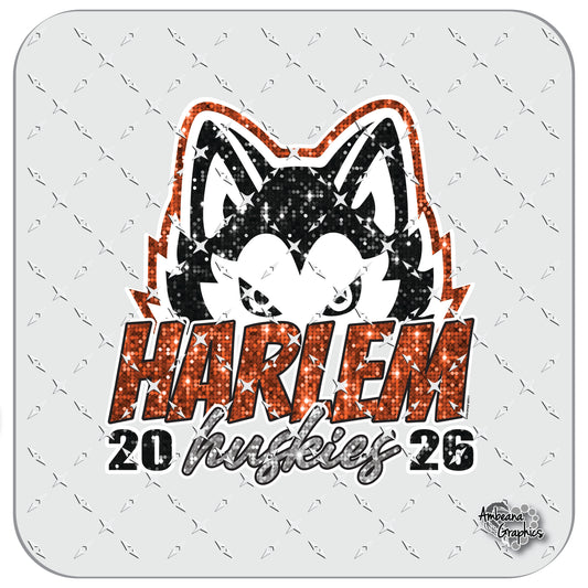 Harlem Huskies 2026 Faux Sequins