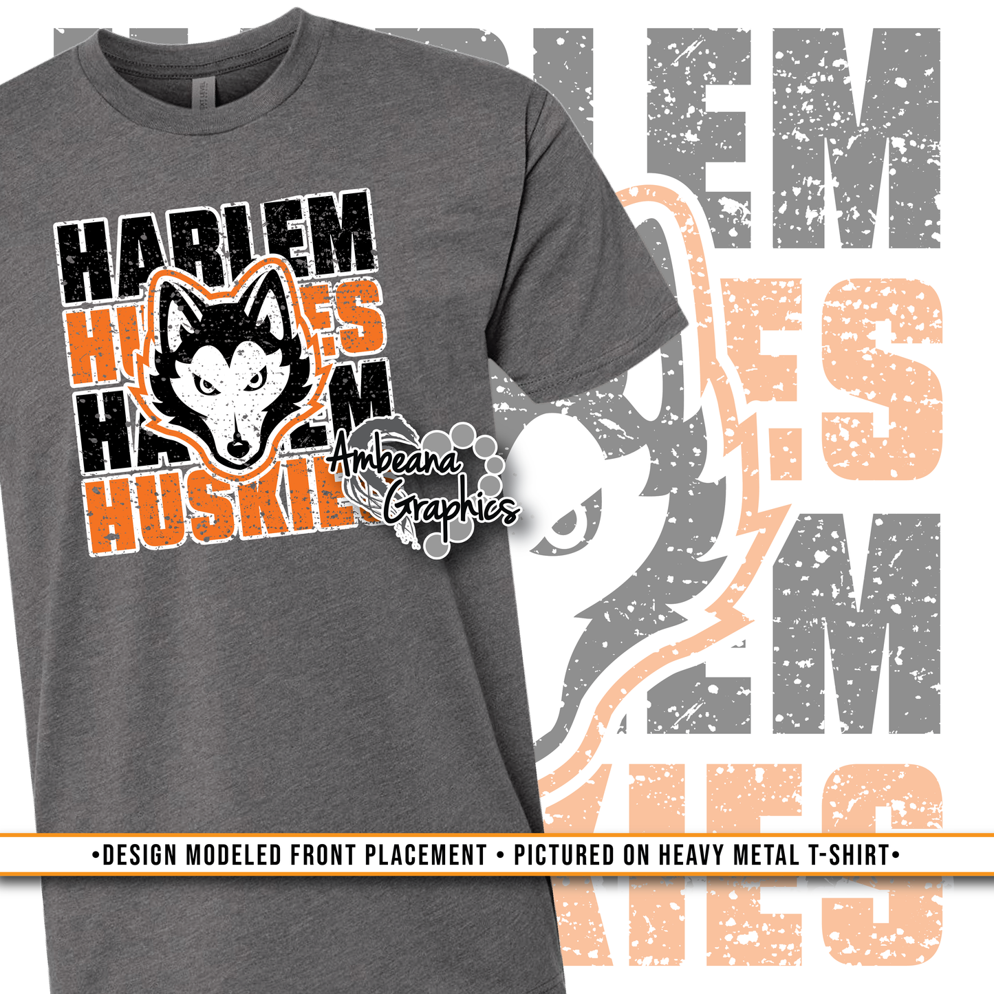 Harlem Huskies Double Stack (Distressed)