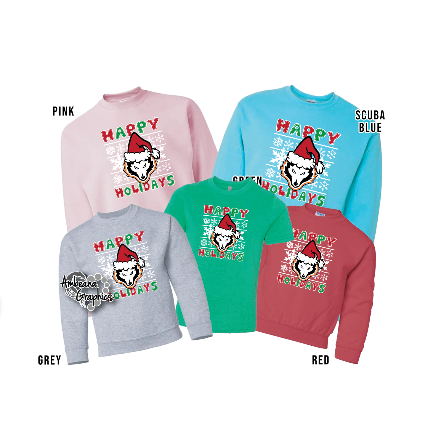 Happy Holidays Huskie