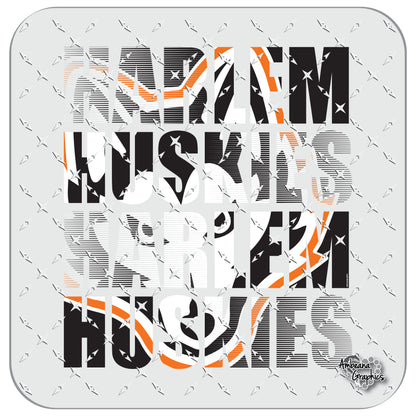 Harlem Huskies Faded Stack