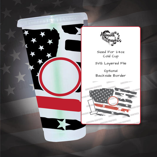 Starbucks Cold Cup - Flag